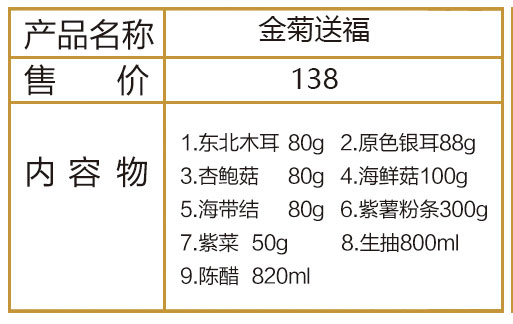 金菊送福